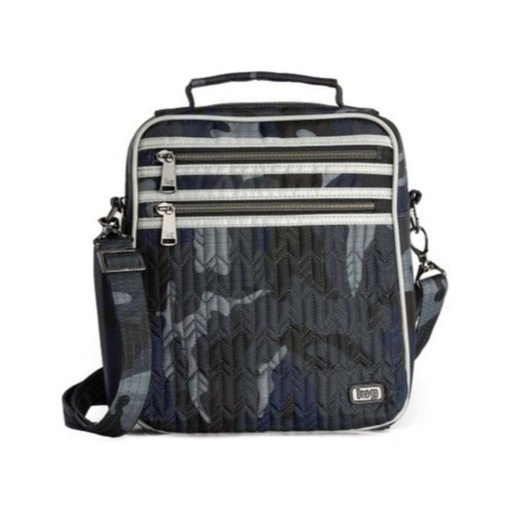 lug Navy and Black Quilted Crossbody Bag